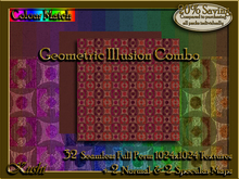 Geometric Illusion Combo Seamless Textures