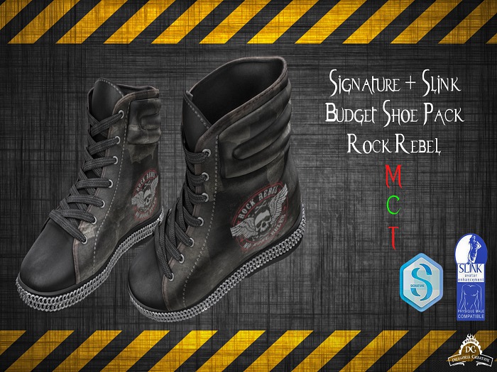 *DC* Creation Signature + Slink Budget Shoe Pack- Rock Rebel