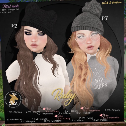 9.Doe: Ruby V1 - Pastels