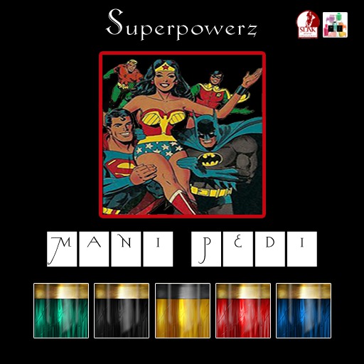 ~Mani Pedi~ Superpowerz Polish - Slink HUD