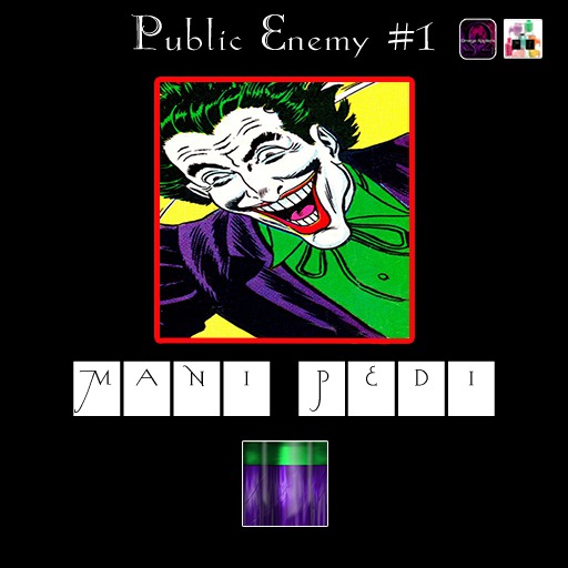 ~Mani Pedi~ Public Enemy #1 Polish - Omega HUD
