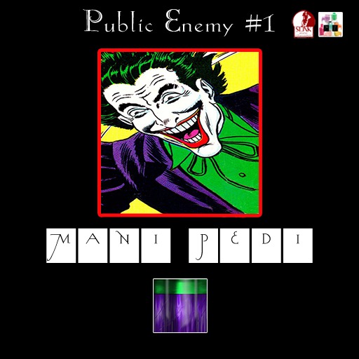 ~Mani Pedi~ Public Enemy #1 Polish - Slink HUD