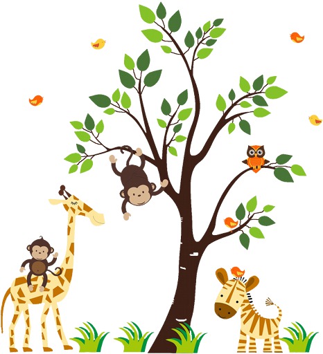 Kids Wall Decor - Monkey Hang