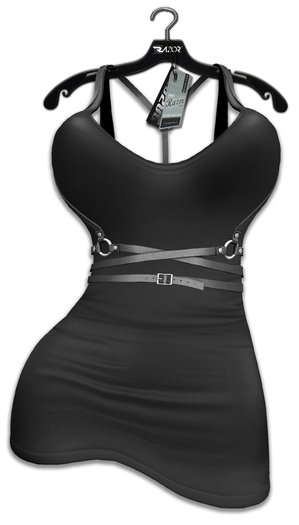 Razor/// Tonic Dress - Black