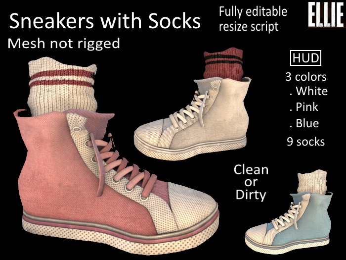 ELLIE Sneakers withs Socks