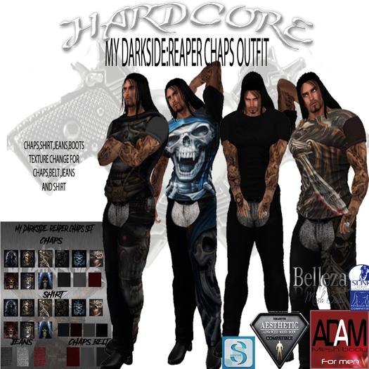MENS REAPER CHAP OUTFIT