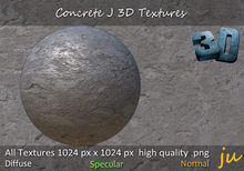 JU Concrete J 3D Textures Full Perm