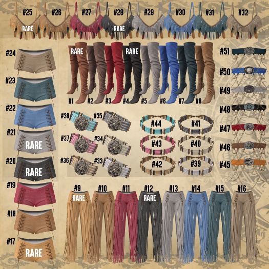 #03 - Addams - Zara Tall Boots - Maitreya