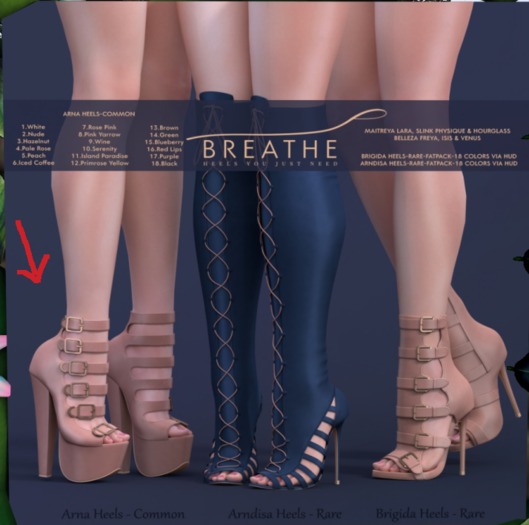 [BREATHE]- Arna Heels-Blueberry-M.LARA