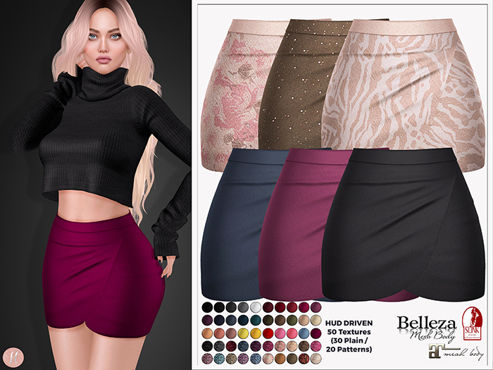 [hh] Raspberry Skirt