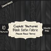 *Cupids Textures * 10 BLACK SATIN FABRIC