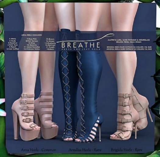 [BREATHE]- Arndisa Heels-FATPACK-M.LARA- RARE
