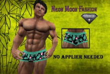 Neon Moon Fashion Boxer Tropical Hibiscus
