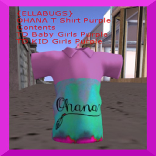 {ELLABUGS} OHANA T SHIRT PURPLE