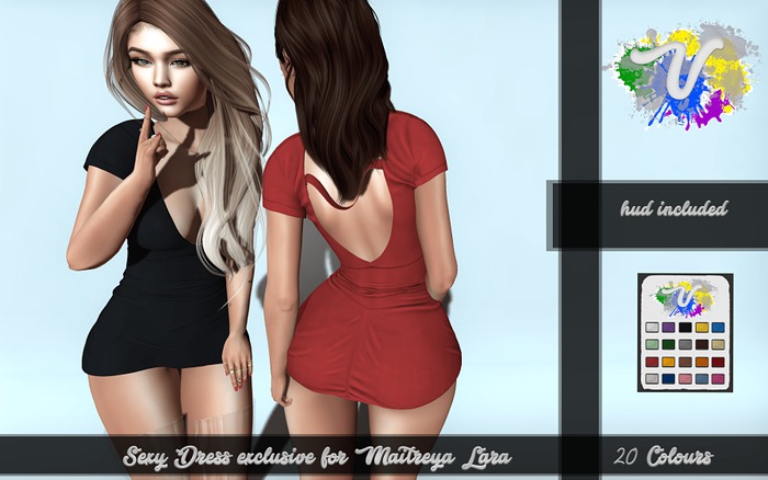 [Volcano] Sexy Dress All Colours Maitreya (add me)