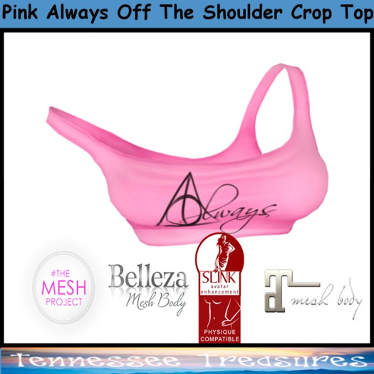 Always Off Shoulder Crop Top