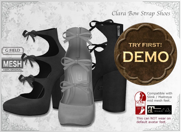 *GF* Clara Bow Strap Shoes -DEMO BOX