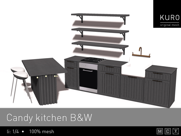 Kuro - Candy kitchen B&W