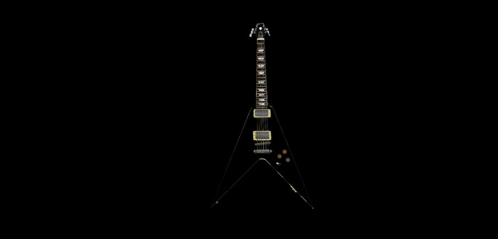 Antler Flying V LTD Trad Pro Ebony