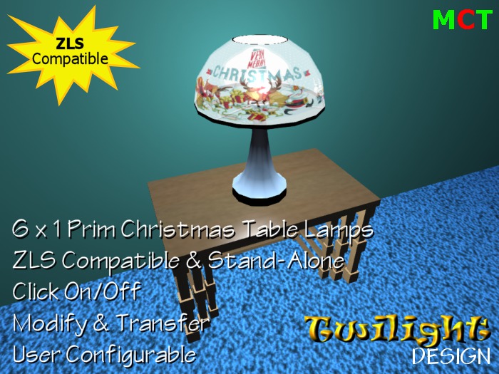TDC072 - Xmas Table Lamp 12