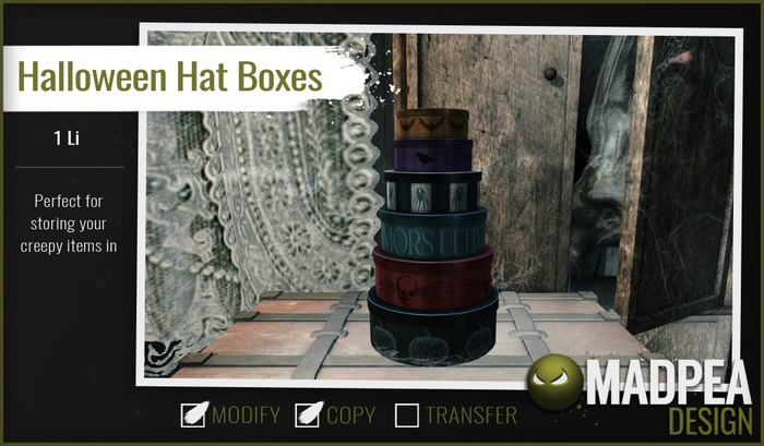 MadPea Halloween Hat Boxes (add)