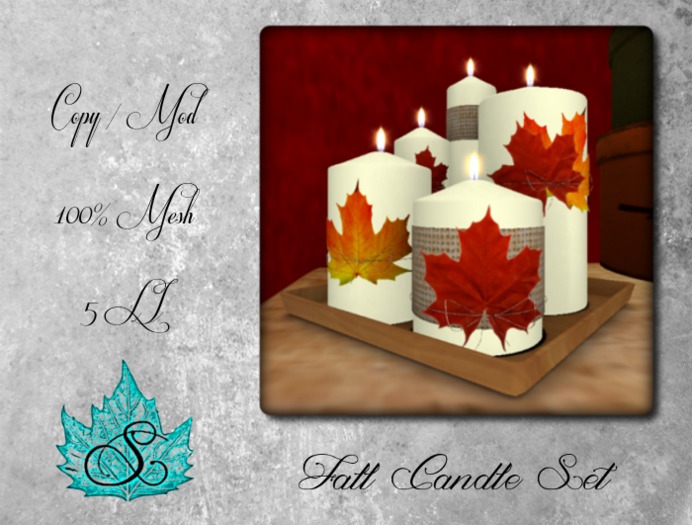 Fall Candle Set (Boxed)