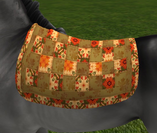 Rococo- Autumn Sunflowers Quilt Saddlepad