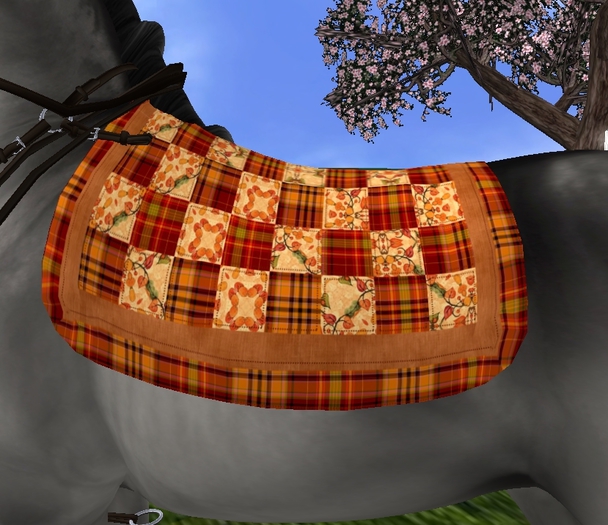 Rococo - Autumn Leaves Quilt Saddlepad