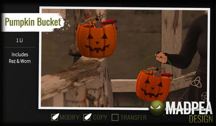 MadPea Pumpkin Bucket