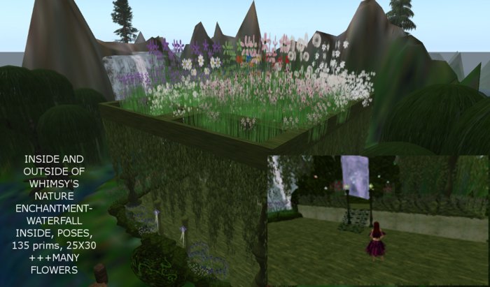 ALMOST FREE! WHIMSY NATURE'S ENCHANTMENT-135P-25X30-tagFantasy tagFaery tagElven--fae, elf, princess--prefab home