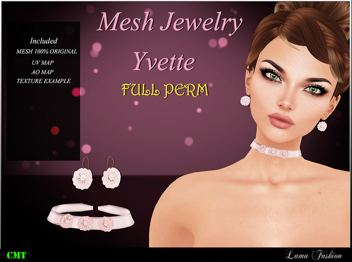 -Lamu Fashion-Mesh Jewelry Yvette FULL PERM