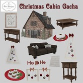 Bee designs Christmas Cabin Gacha  wooden Christmas Tree Tall