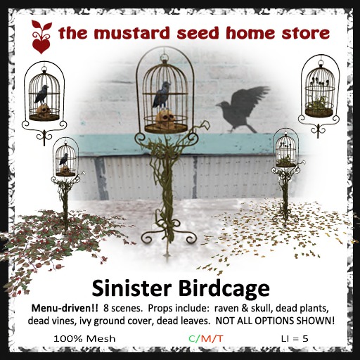 tms sinister birdcage *BOX*