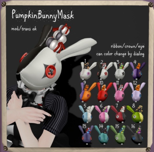 *N*Pumpkin Bunny Head#11