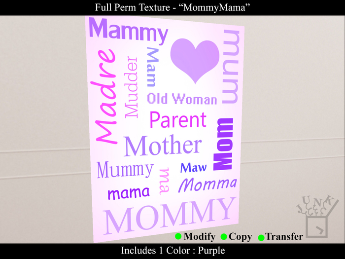 Junk.In.The.Box - TEXTURE - MommyMama Purple