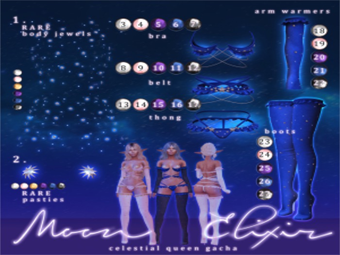 Moon Elixir - Celestial Queen - 20 - Lara - Arms - Amethyst