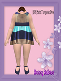 |Bunny Babies| - SatinTurquoiseDress