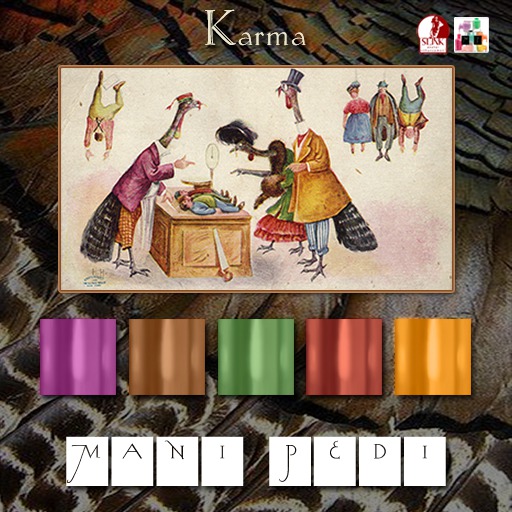~Mani Pedi~ Karma Polish - Slink HUD