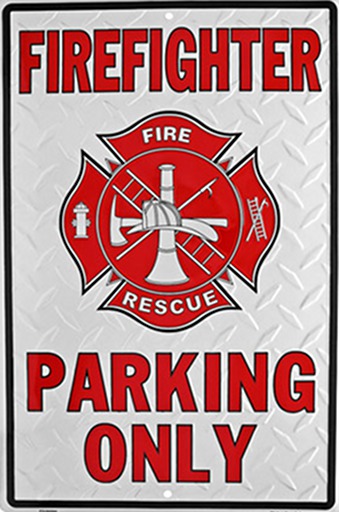 Sign - Firefighter Parking Only