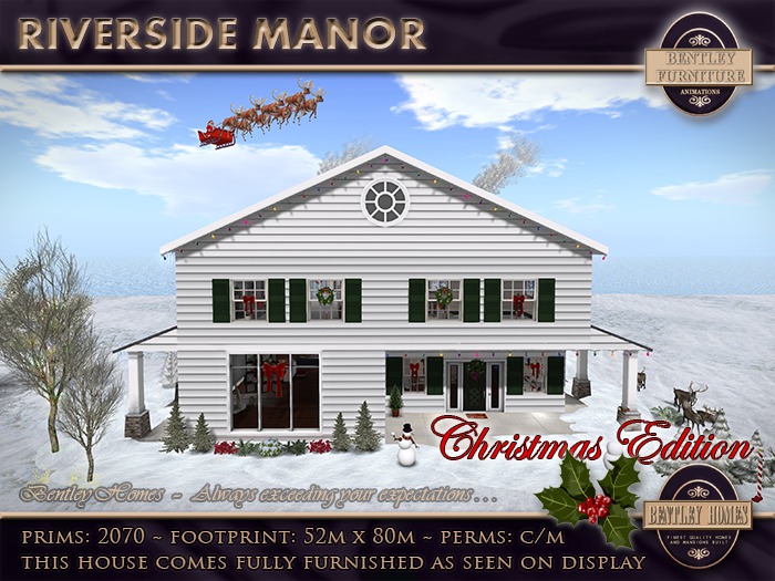 Riverside Manor + Furniture Christmas Edition by Bentley BOXED