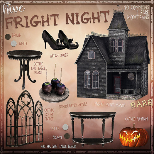 hive // gothic table . white