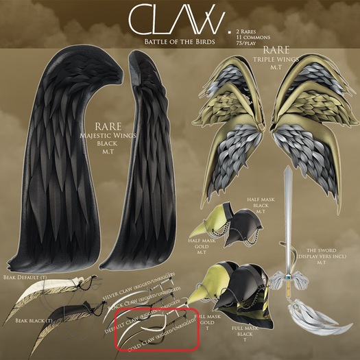 C L A Vv. Battle of the Birds - Claw Gold