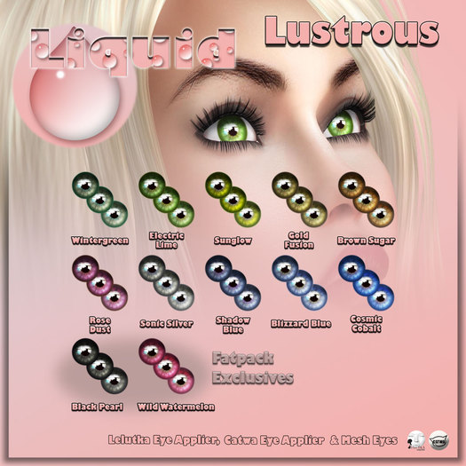 Liquid ~ Lustrous Eyes ~ Fatpack (Add Me to Unpack)