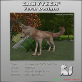 Canytech fur TWI Fox - Agouti beige brown