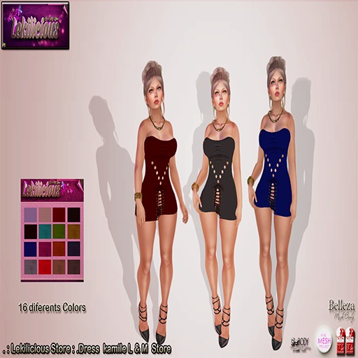 . : Lekilicious Store : .Dress  kamile L & M  Store