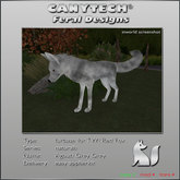 ! Boxed Canytech fur TWI Fox - Agouti grey grey