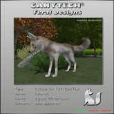 ! Boxed Canytech fur TWI Fox - Agouti white sand