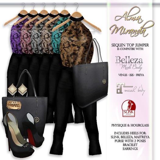 .: AlmaMiranda :. Sequin top Jumper With HUD