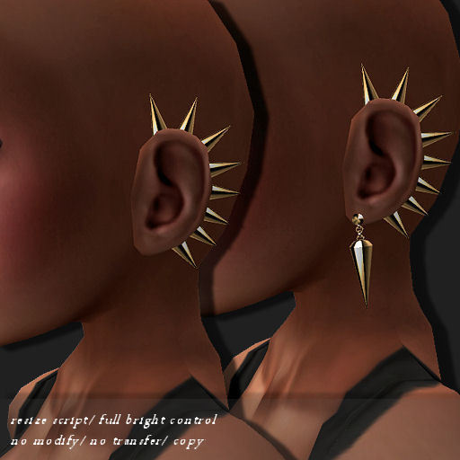 [DEMO] Ear Cuff Spike Gold     -RYCA-