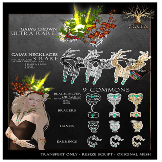 .aisling. GAIA - Necklace Dark RARE